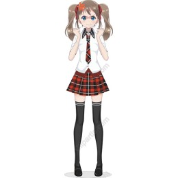 Playful Anime School Girl
