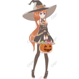 Whimsical Halloween Witch