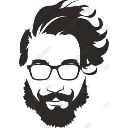 Modern Bearded Man