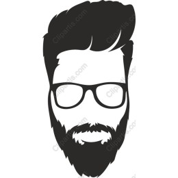 Bearded Man with Glasses