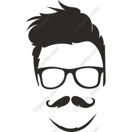 Stylish Hipster Face