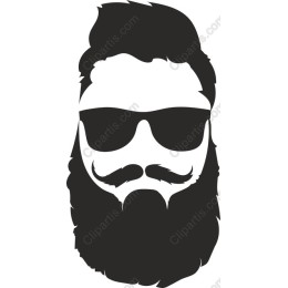 Stylish Beard and Sunglasses