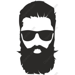 Stylish Bearded Man with Sunglasses