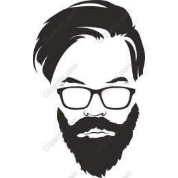 Bearded Man with Glasses