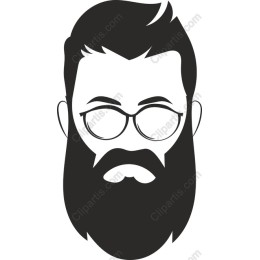 Bearded Man with Glasses