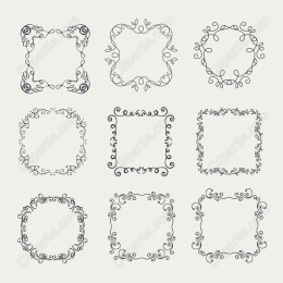 Vintage Hand-Drawn Frame Collection