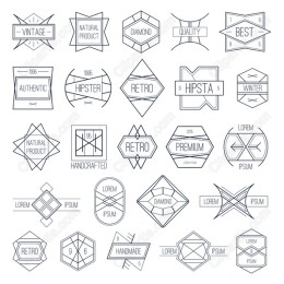 Retro-Inspired Badge Collection