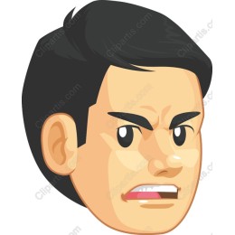 Intense Expression Character