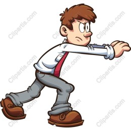 Determined Young Man