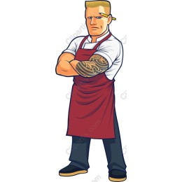 Dynamic Muscular Chef