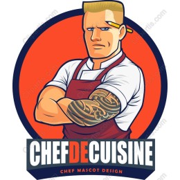 Chef de Cuisine Mascot