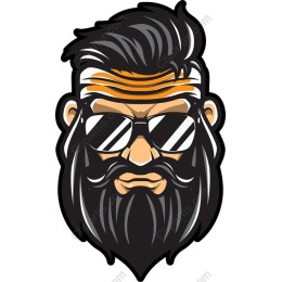 Bold Bearded Man work