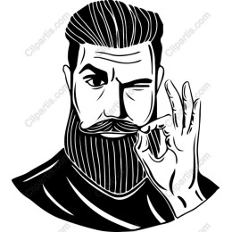 Stylish Bearded Man