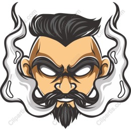 Fierce Character with Smoke