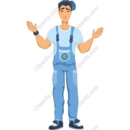Young Man in Workwear