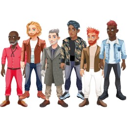 Stylish Male Character Collection