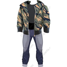 Trendy Camouflage Outfit