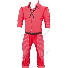 Fashionable Red Outfit