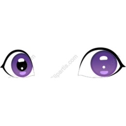 Captivating Purple Eyes