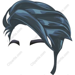 Modern Blue Hairstyle