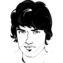 Stylized Male Face