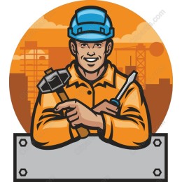 Cheerful Construction Worker