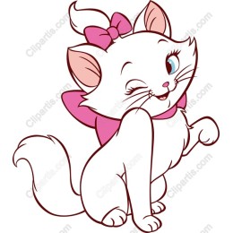 Charming Cartoon Cat