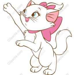 Playful White Cat