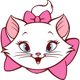 Charming White Cat with Pink Bow
