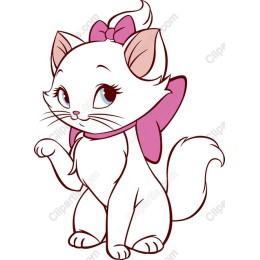 Cute Cat with a Bow