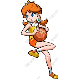 Sporty Girl Basketball