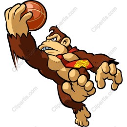 Vibrant Gorilla Basketball