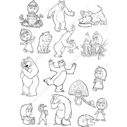 Masha and the Bear Set - Whimsical