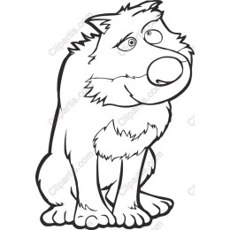 Adorable Cartoon Dog