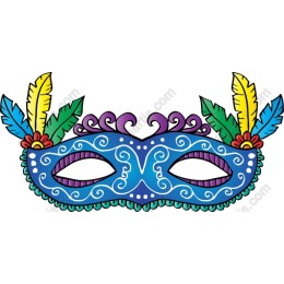 Vibrant Masquerade Mask