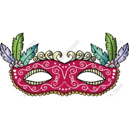 Vibrant Masquerade Mask