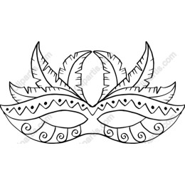 Decorative Leaf Mask