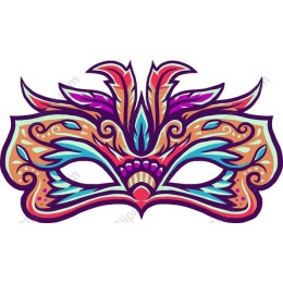 Vibrant Masquerade Mask