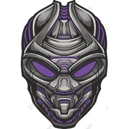 Futuristic Robotic Skull
