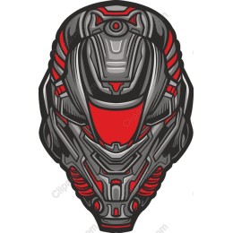Futuristic Mechanical Helmet