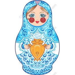 Vibrant Matryoshka Doll