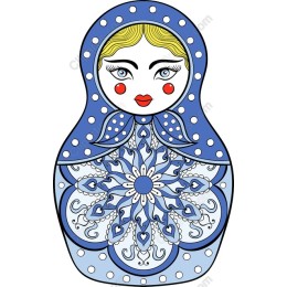 Vibrant Matryoshka Doll