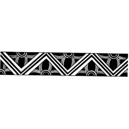 Black and White Geometric Pattern