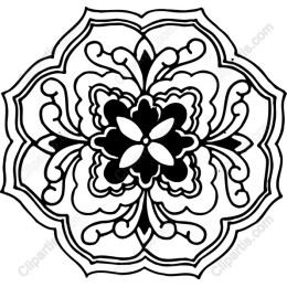 Elegant Floral Mandala