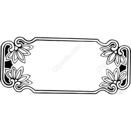 Elegant Floral Frame
