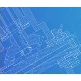 Blueprint - Engineering Line Art