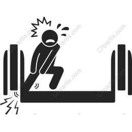 Struggling Weightlifter