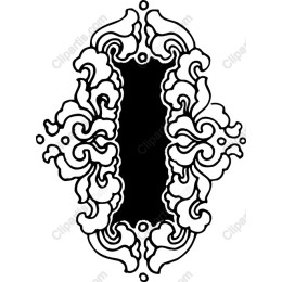 Elegant Vintage Ornamental Frame