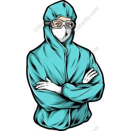 Healthcare Professional in Protective Gear