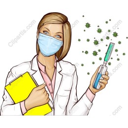 Medical Professional with Syringe